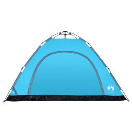 Cort de camping pentru 5 persoane, eliberare rapidă, albastru, 6 image