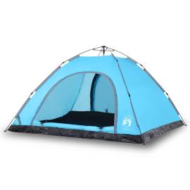 Cort de camping pentru 5 persoane, eliberare rapidă, albastru, 2 image