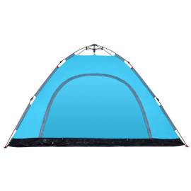 Cort de camping pentru 5 persoane, eliberare rapidă, albastru, 9 image