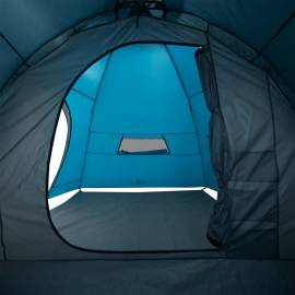 Cort de camping pentru 8 persoane, albastru, impermeabil, 10 image