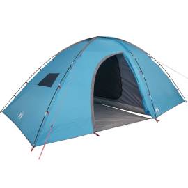 Cort de camping pentru 8 persoane, albastru, impermeabil, 6 image
