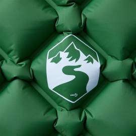 Saltea gonflabilă de camping, 1 persoană, verde, 190x58x6 cm, 3 image