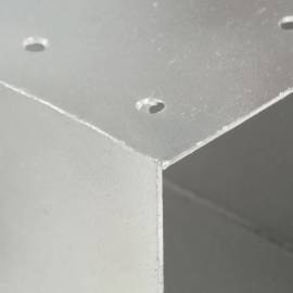 Conectori grindă, formă y, 4 buc, 101x101 mm, metal galvanizat, 5 image