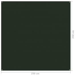 Covor pentru cort, verde închis, 250x250 cm, 4 image