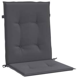 Perne scaun cu spătar mic, 2 buc., antracit, textil oxford, 3 image