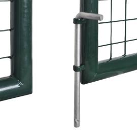 Poartă dublă pentru gard din oțel vopsit electrostatic, 6 image