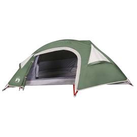 Cort de camping cupolă pentru 1 persoană, verde, impermeabil, 6 image