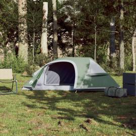 Cort de camping cupolă pentru 1 persoană, verde, impermeabil, 3 image