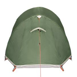 Cort de camping pentru 3 persoane, verde, impermeabil, 9 image