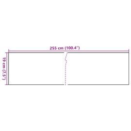 Paravane pentru balcon, 10 buc., alb, 255x19 cm, poliratan, 7 image