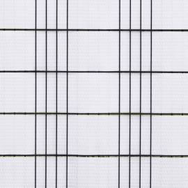 Paravane pentru balcon, 10 buc., alb, 255x19 cm, poliratan, 5 image