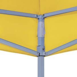 Acoperiș pentru cort de petrecere, galben, 2 x 2 m, 270 g/m², 4 image