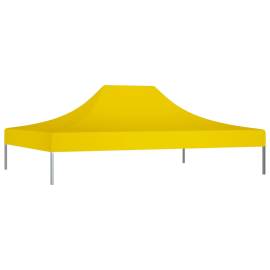 Acoperiș pentru cort de petrecere, galben, 270 g/m², 4,5x3, 2 image