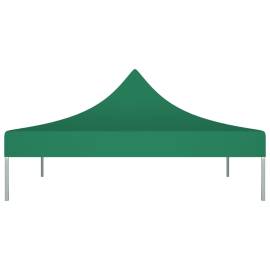 Acoperiș pentru cort de petrecere, verde, 2 x 2 m, 270 g/m², 3 image