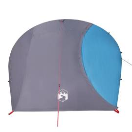 Cort de camping cupolă pentru 4 persoane, albastru, impermeabil, 5 image