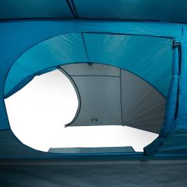 Cort de camping cupolă pentru 4 persoane, albastru, impermeabil, 11 image