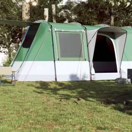 Cort de camping tunel pentru 4 persoane, verde, impermeabil, 3 image