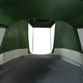 Cort de camping tunel pentru 4 persoane, verde, impermeabil, 10 image