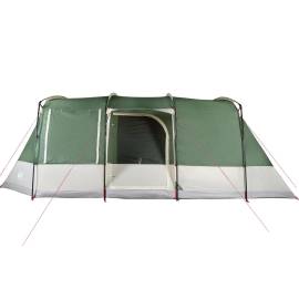 Cort de camping tunel pentru 4 persoane, verde, impermeabil, 7 image