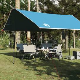 Prelată de camping, albastru, 430x380x210 cm, impermeabilă