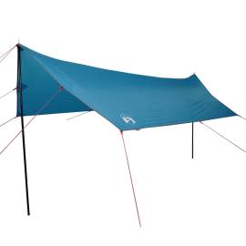 Prelată de camping, albastru, 460x305x210 cm, impermeabilă, 2 image