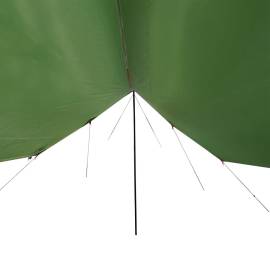 Prelată de camping, verde, 460x305x210 cm, impermeabilă, 5 image