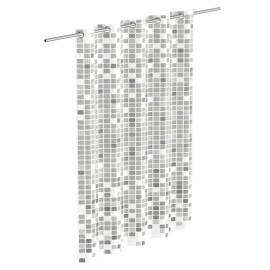 Eisl perdea de duș tip mozaic, gri, 200x180x0,2 cm, 3 image