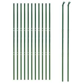 Gard plasă de sârmă, verde, 1,4x25 m, oțel galvanizat, 3 image