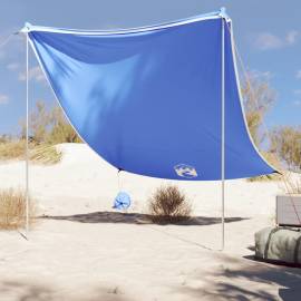 Baldachin de plajă cu ancore de nisip, albastru, 214x236 cm, 3 image