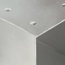 Conector de grindă, formă x, 81 x 81 mm, metal galvanizat, 5 image