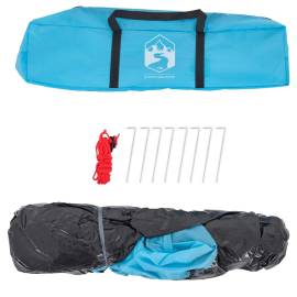 Cort de camping pentru 3 persoane, setare rapidă, albastru, 11 image