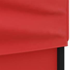 Cort pliabil pentru petrecere, pereți laterali, roșu, 3x3 m, 6 image