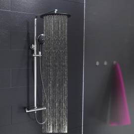 Eisl set duș deasupra capului/mixer termostatic „grande vita” alb crom, 3 image