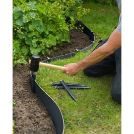 Nature Țăruși de fixare pentru grădină, 10 buc., negru, mic, 4 image