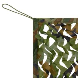 Plasă de camuflaj cu geantă de depozitare, verde, 6x7 m, 4 image