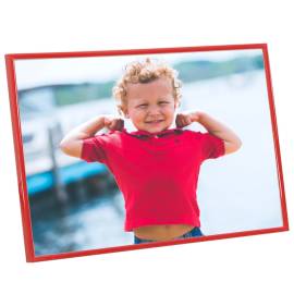 Rame foto colaj pentru perete/masă, 5 buc., roșu, 70x90 cm, mdf, 4 image