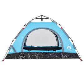 Cort de camping pentru 2 persoane, setare rapidă, albastru, 8 image