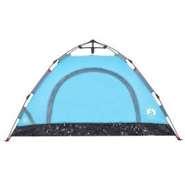 Cort de camping pentru 2 persoane, setare rapidă, albastru, 7 image