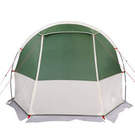 Cort de camping tunel pentru 4 persoane, verde, impermeabil, 7 image