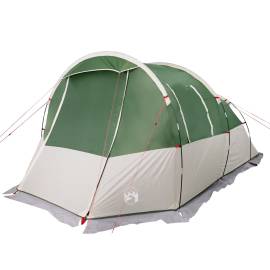 Cort de camping tunel pentru 4 persoane, verde, impermeabil, 5 image