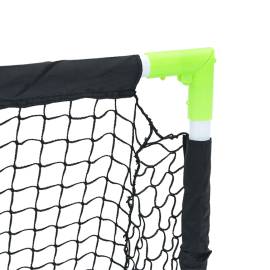Poartă de fotbal pentru copii, pliabilă, negru, 90x64x64 cm, 9 image