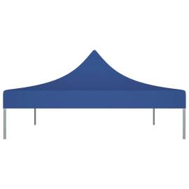 Acoperiș cort de petrecere, albastru, 4,5 x 3 m, 270 g /m², 4 image