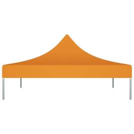 Acoperiș pentru cort de petrecere portocaliu 2 x 2 m, 270 g/m², 3 image
