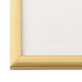 Rame foto colaj pentru perete/masă 5 buc. auriu 59,4x84 cm mdf, 7 image