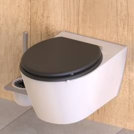 SchÜtte scaun de toaletă închidere soft „spirit athrazit” antracit mat