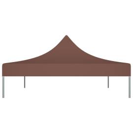 Acoperiș pentru cort de petrecere, maro, 4,5 x 3 m, 270 g/m², 4 image