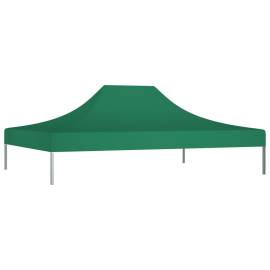 Acoperiș pentru cort de petrecere, verde, 4,5 x 3 m, 270 g/m², 2 image