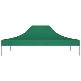 Acoperiș pentru cort de petrecere, verde, 4,5 x 3 m, 270 g/m², 3 image