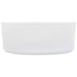 Chiuvetă de baie, alb, 36 x 14 cm, ceramică, 4 image
