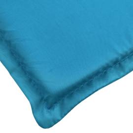 Pernă de șezlong, albastru, 200x60x3 cm, textil oxford, 7 image